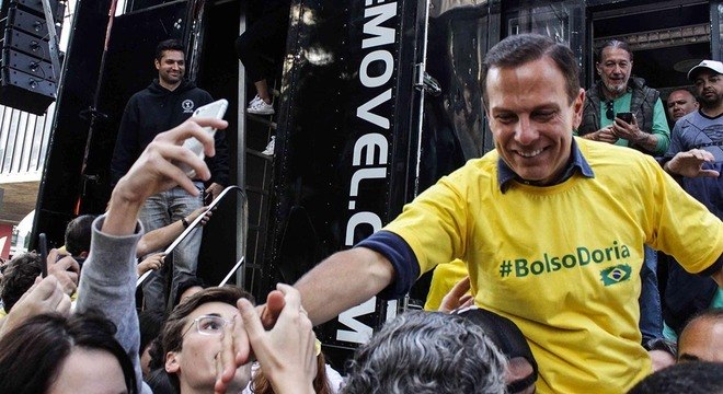 Doria se mostrou aliado de 1ª hora de Bolsonaro durante campanha eleitoral