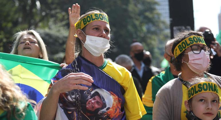 Em São Paulo, a manifestação se concentrou na Avenida Paulista