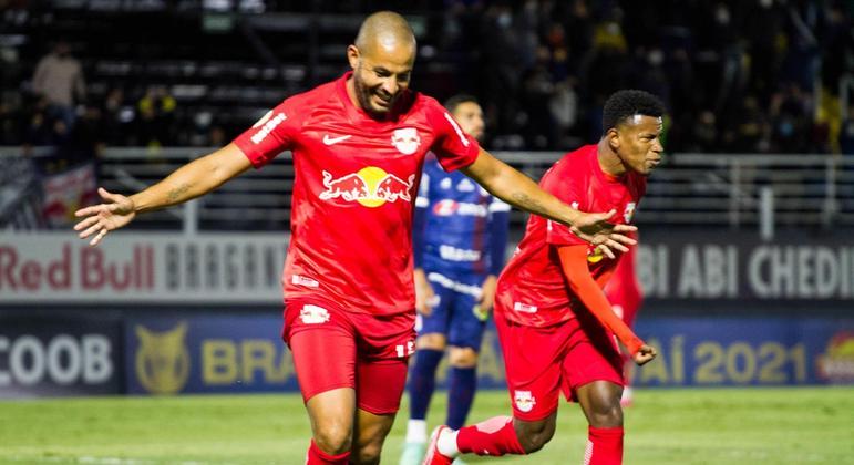 O atacante Ytalo marcou o segundo gol do Bragantino