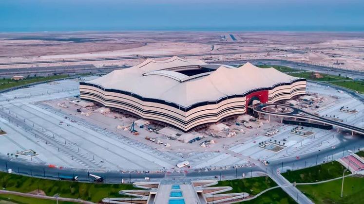Estádio Al Bayt - Cidade: Al Khor - Capacidade: 60 mil torcedores (após a Copa, 32 mil) - Estádio pronto e com previsão de inauguração em 30 de novembro de 2021
