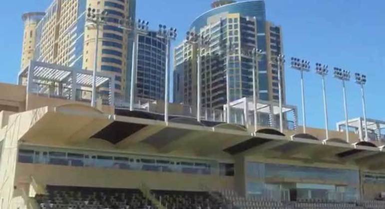 Estádio Al Nahyan, em Abu Dhabi, Emirados Árabes Unidos