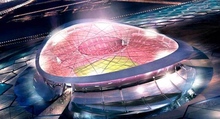 Estádio Lusail - Cidade: Lusail - Capacidade: 80 mil torcedores - Ainda sem previsão exata de inauguração, mas em dezembro de 2021 as obras devem atingir a reta final