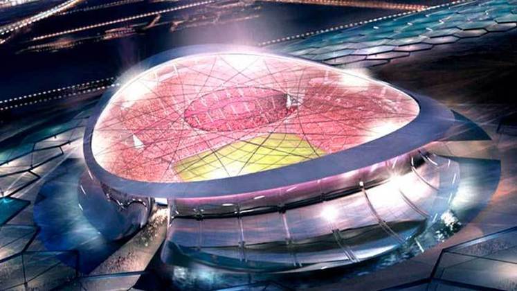 Estádio Lusail - Cidade: Lusail - Capacidade: 80 mil torcedores - Ainda sem previsão exata de inauguração, mas em dezembro de 2021 as obras devem atingir a reta final