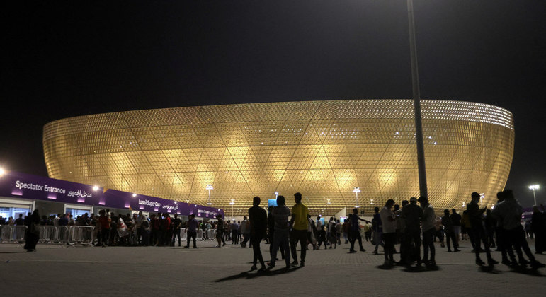 Estádio Lusail, que será palco da final do Mundial do Catar,
 recebeu partida entre Al Hilal e Zamalek para evento teste
