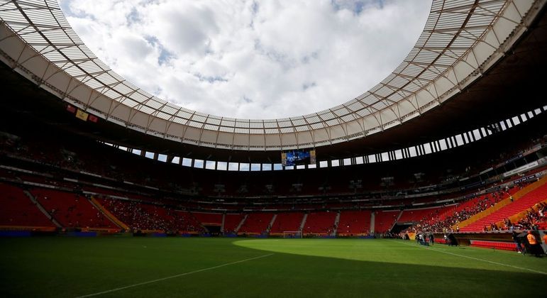 Vista do estádio Mané Garrincha, em Brasília (DF)