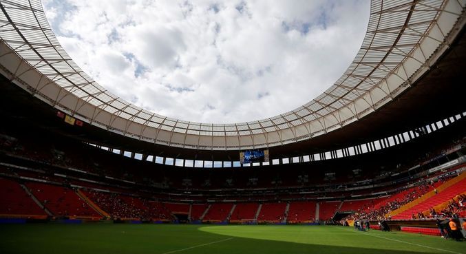 Vista do estádio Mané Garrincha, em Brasília (DF)