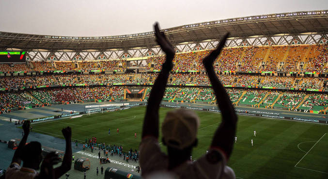 A Copa das Nações foi realizada no estádio Alassane Ouattara em janeiro deste ano