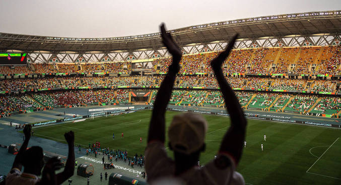A Copa das Nações foi realizada no estádio Alassane Ouattara em janeiro deste ano