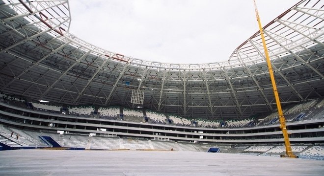 Estádio de Samara vai receber jogos da primeira fase, oitavas e quartas do Mundial