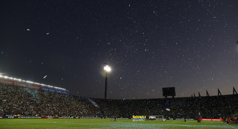 Argentina e Brasil jogaram em um acanhando estádio em San Juan, no norte do país