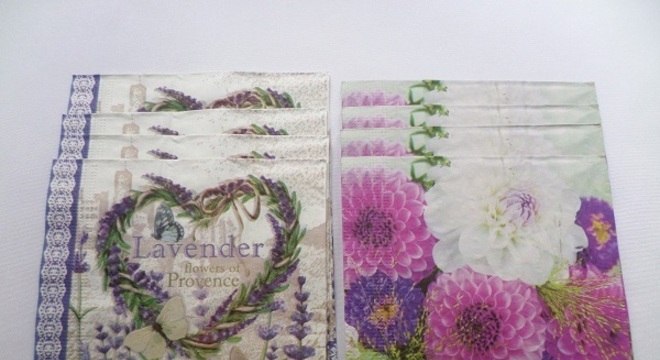 Estampas de guardanapo para decoupage