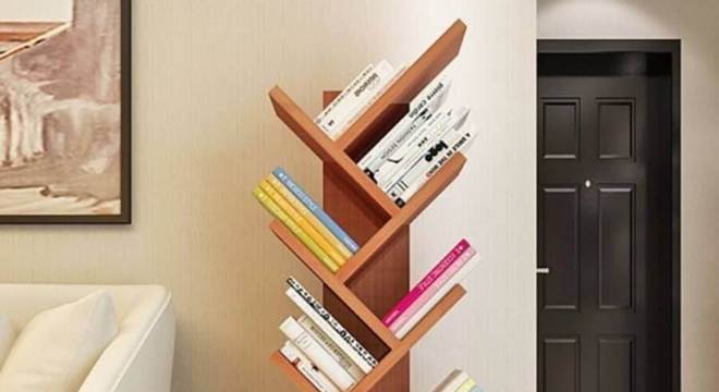 estante pequena para livros