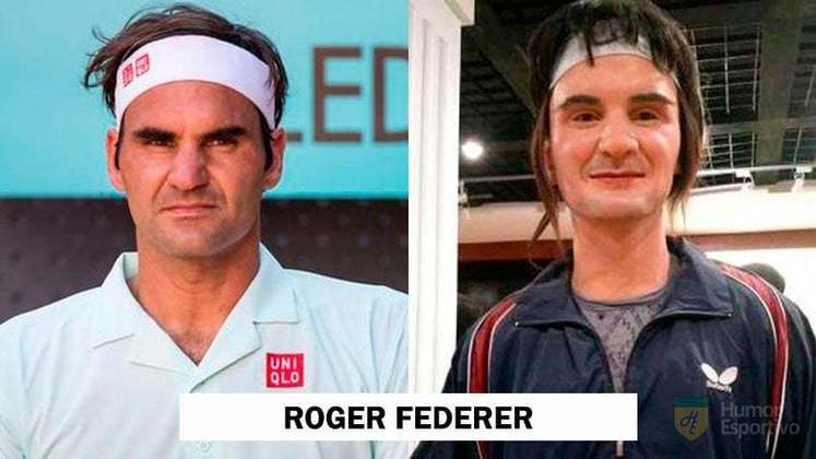 Estátua de cera de Roger Federer foi comparada a uma idosa