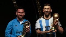 Messi ganha estátua e é igualado a Pelé e Maradona em homenagem da Conmebol