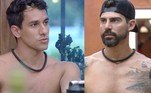 Henrique e Radamés

Fortes aliados, chegaram a formar o Grupo dos Atletas com
Márcia, mas a aliança enfraqueceu devido a diferenças de posicionamentos. Embora
os dois adotem posturas discretas, o jogador de futebol é mais incisivo, presta
bastante atenção nas movimentações dos rivais e gosta de jogar ao lado dos Crias.
Já Henrique evita tretas, se posiciona com cautela para não ofender e mantém
boas relações com a maioria dos peões 