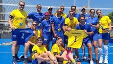  Lendas do vôlei brasileiro realizam jogo em homenagem a Walewska; veja como foi 