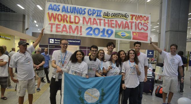Estudantes que participaram da World Mathematics Team Championship