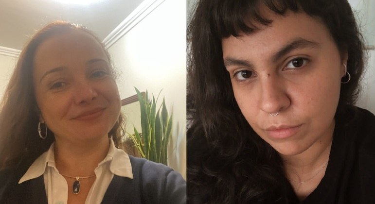 Carla Machado e Andrezza Rodrigues são alunas da EBJ