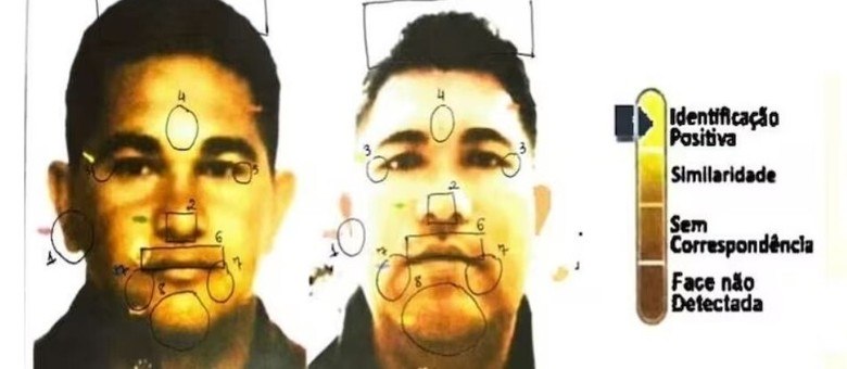 Jose Domingos Leitão foi identificado positivamente por um algoritmo, antes de ser preso (Reprodução/Secretaria de Segurança Pública do Distrito Federal)