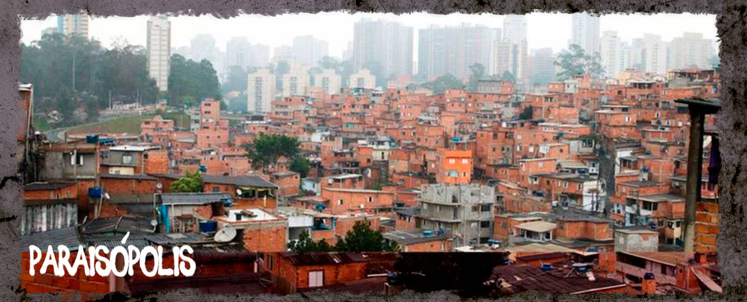 Local onde mais ocorrem os tribunais do crime é na favela de Paraisópolis (Arte/R7)