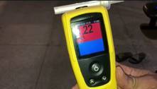 PRF prende condutor embriagado com teor alcoólico quase quatro vezes acima do limite 
