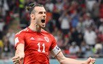 Gareth Bale comemorou muito o empate contra os EUA