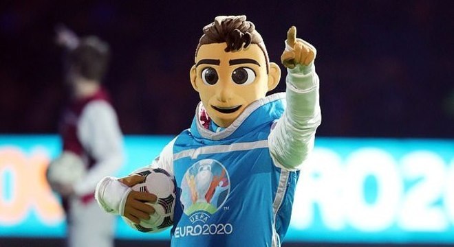 O Skillzy, mascote da Eurocopa/2020