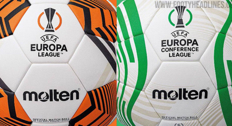 As bolas oficiais das duas competições