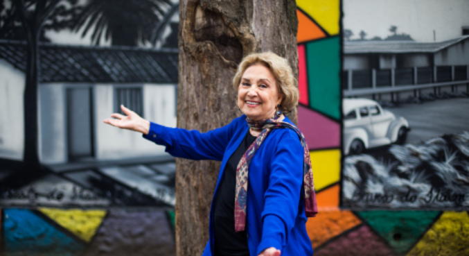 A atriz Eva Wilma, que estava internada desde o dia 15 de abril