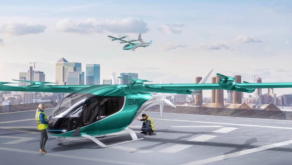 Solução de Air Data da Thales irá equipar as aeronaves eVTOL da Eve Air Mobility