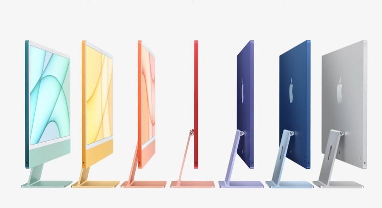 Novo iMac tem 7 opções de cores para o usuário escolher
