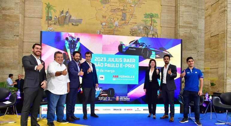 Evento de lançamento do ePrix de São Paulo aconteceu na Prefeitura Municipal