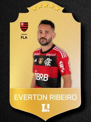 Everton Ribeiro - 5,0 - Pouco participativo no primeiro tempo, não teve uma boa atuação na construção das jogadas.