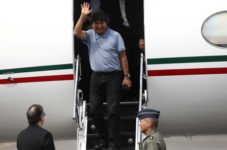 Evo Morales desembarcou no México