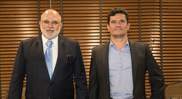 Sergio Moro se encontrou com o CEO do Grupo Record, Marcus Vinícius Vieira, nesta sexta