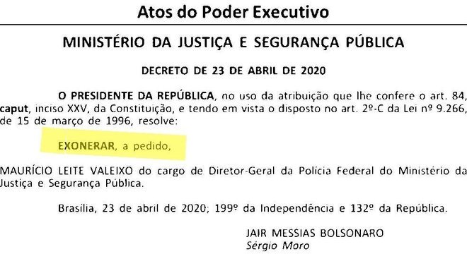 Texto publicado no DOU nesta sexta-feira (24)