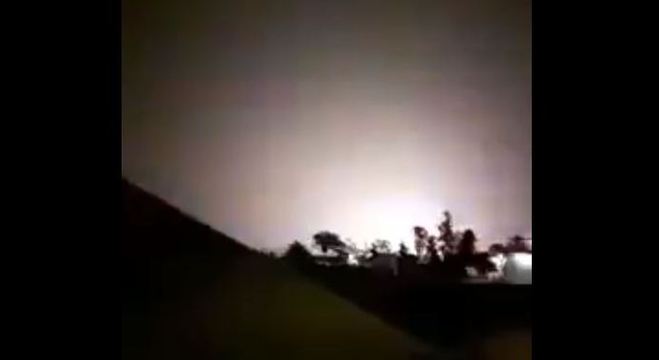 Vídeo mostra a explosão de um dos foguetes iranianos contra base dos EUA