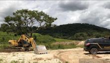 PF desmonta extração ilegal de areia e argila em Esmeraldas (MG)