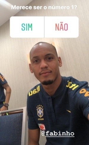 Post de Neymar para votar em Fabinho