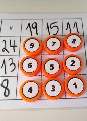 Jogo Tabuleiro Educativo Infantil Bingo Contas Matemática Somando