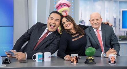 Turma do "Balanço"", Reinaldo Gottino,  Fabíola Reipert e Renato Lombardi