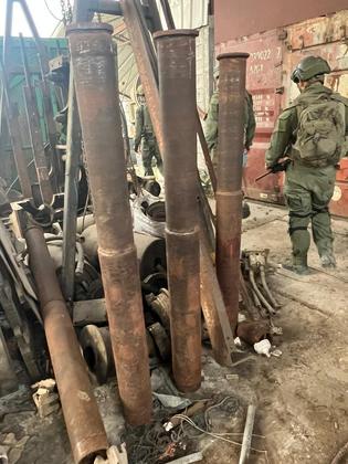 O armazém do terror fica no centro da cidade de Gaza, que foi tomada por Israel nas últimas semanas