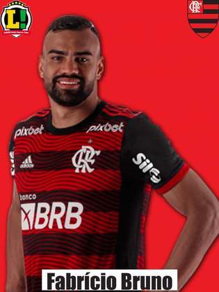 FABRÍCIO BRUNO - 7,0 - Destoou positivamente dos seus companheiros de zaga. Firme nos combates e bem posicionado, fez um jogo seguro nos 90 minutos. É o melhor zagueiro do Flamengo na temporada.