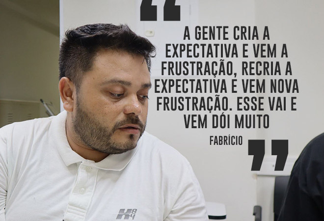 Fabrício Rodrigues procura emprego há mais de um ano (Arte R7/Sabrina Cessarovice)