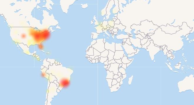 Brasil e EUA são os dois países mais afetados pela instabilidade do Facebook