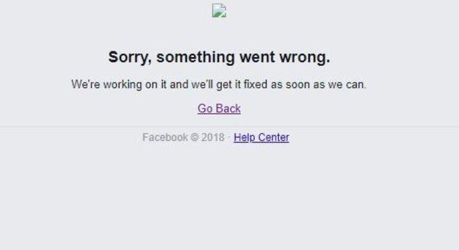 Usuários do Facebook não conseguem acessar rede social