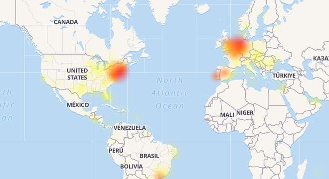 Site Down Detector teve um pico de reclamações nesta terça-feira (20)