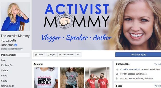 Perfil da "The Activist Mommy" bloqueado na semana passada