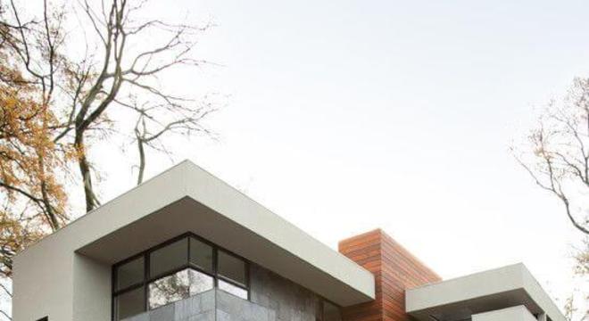 fachada com revestimento de ardósia