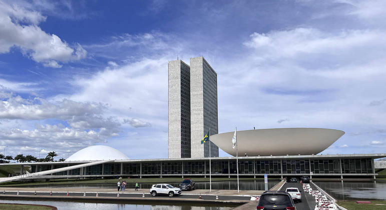 Fachada do Congresso Nacional, em Brasília (DF)